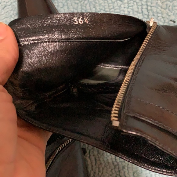 PRADA LEATHER BOOTS - Picture 10 of 12